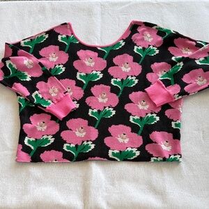 Daily practice women’s  Sweater Top - Pink/Black